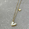 Pearlescent Heart Necklace